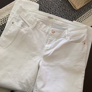 Old Navy Super Skinny White Jeans